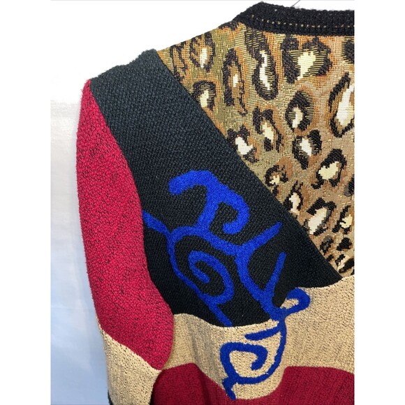 Alex Kim Artistic Shacket Women's Size Medium Multicolor Long Sleeve Button Up - Picture 11 of 12